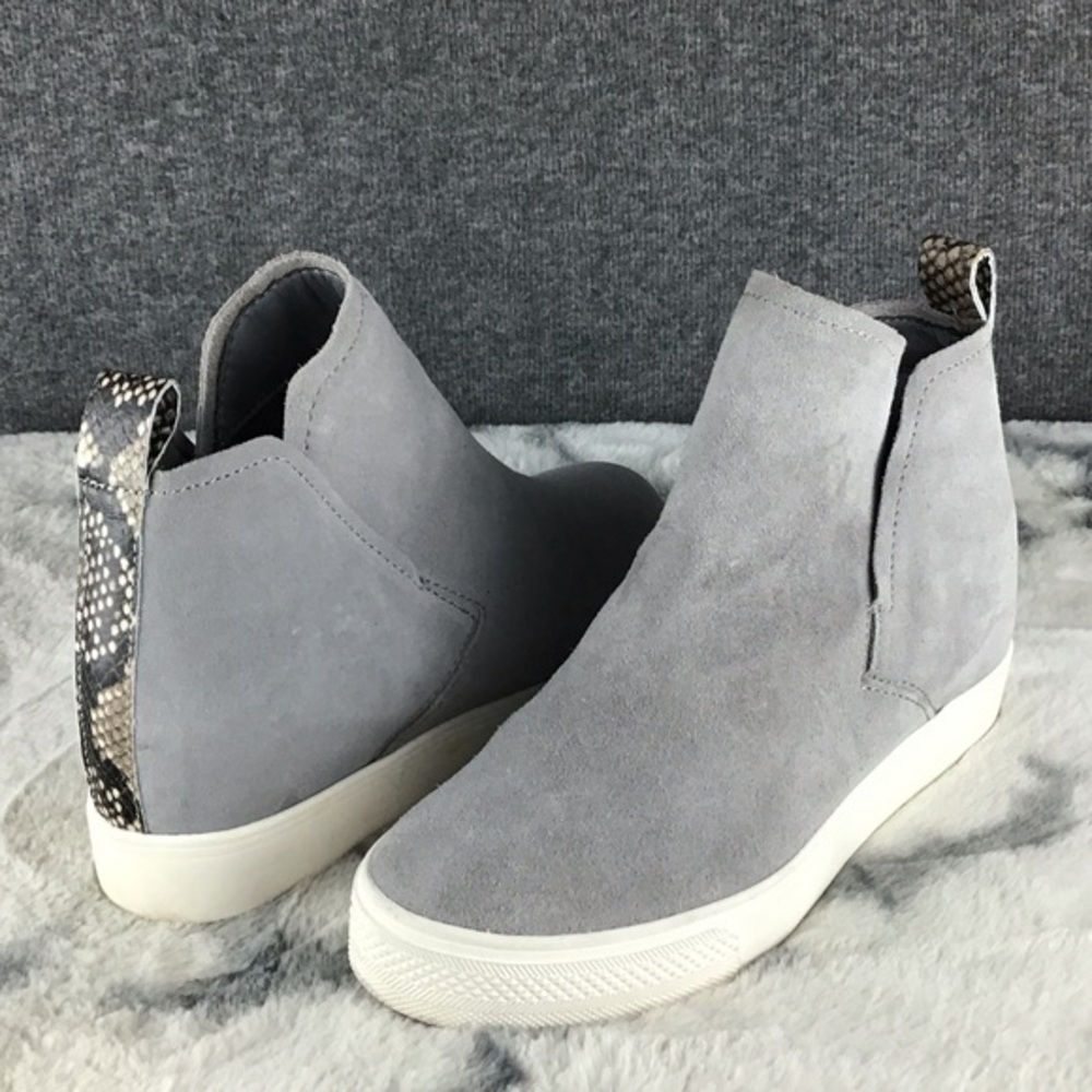 Dolce Vita Suede Platform Walker Wedge High-Top Sneakers Size 7.5